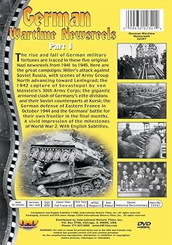 Amazon.com: German Wartime Newsreels DVD : German Soldiers
